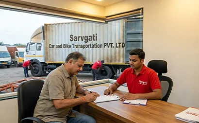 Vehicle transport insurance guide explaining coverage for cars and bikes during transit across India.