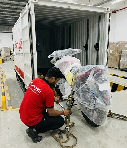 Loading process using secure equipment and tools