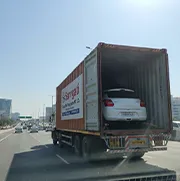 HR number plate car being delivered safely in Gurugram residential area