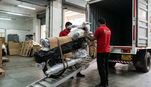 Bike transportation service in Mumbai with secure packing