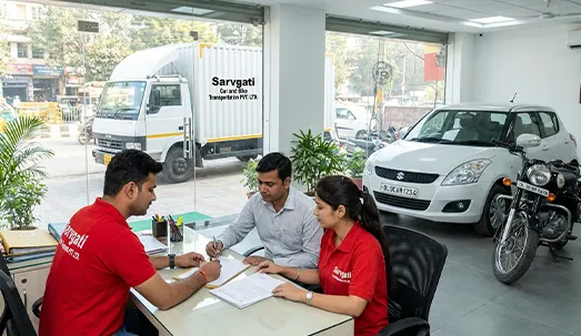 Vehicle transport insurance service for car and bike relocation from Delhi by Sarvgati Car and Bike Transportation PVT. LTD.