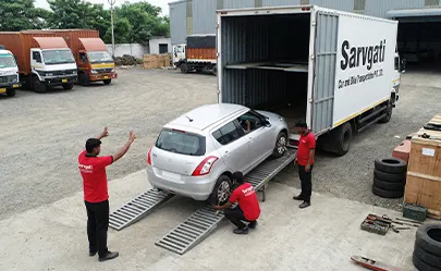 Safe car loading for transport across India