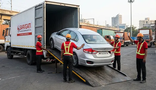 Professional car and bike loading service in Mumbai